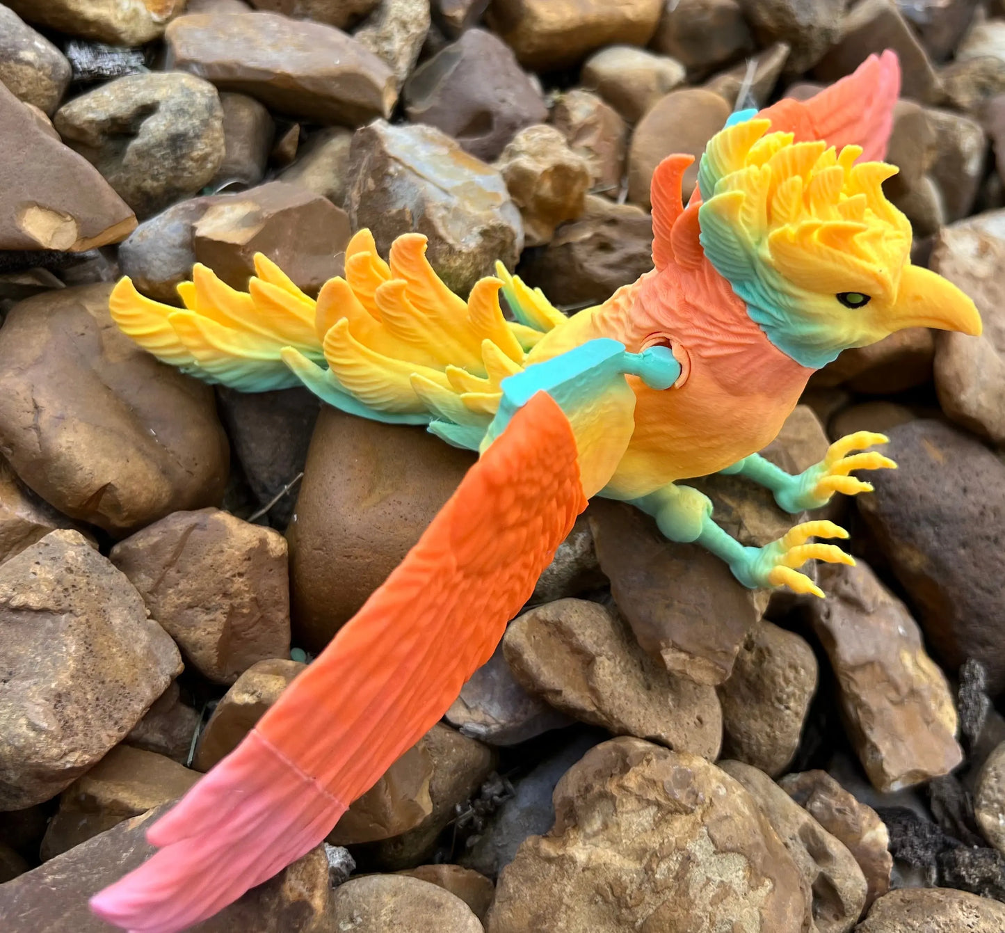 3D Printed Hand Painted Flexi Flying Creatures (KEK CREATIONS) Pink Poodle Designz