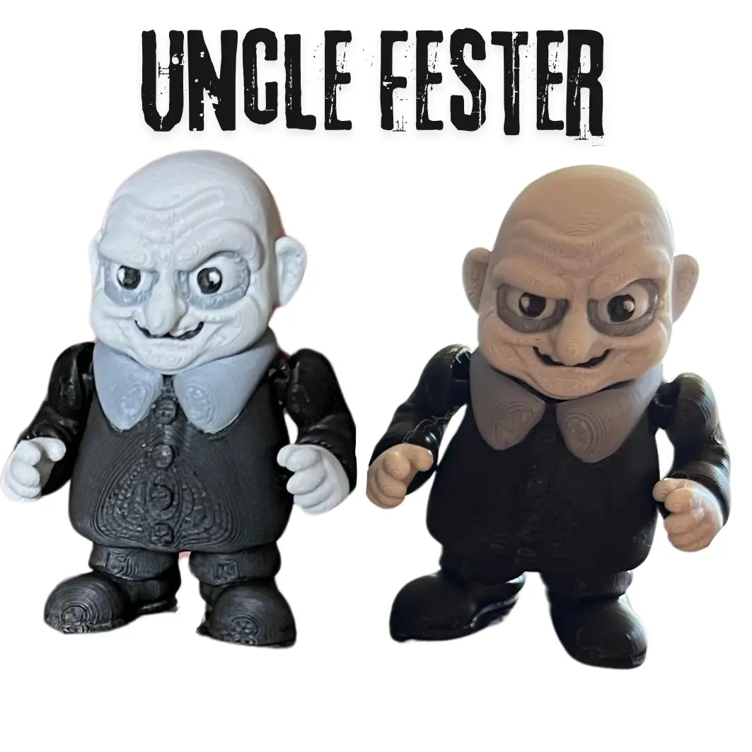 3D Printed The Adams Family Character Flexis (BOXI 3D) Pink Poodle Designz