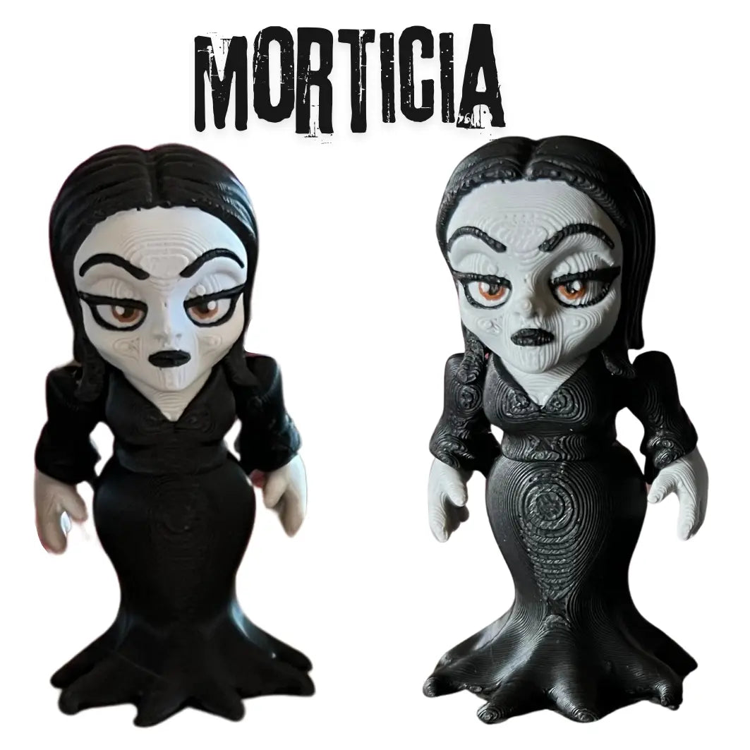 3D Printed The Addams Family Flexis (Boxi 3D) Pink Poodle Designz