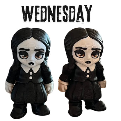 3D Printed The Addams Family Flexis (Boxi 3D) Pink Poodle Designz