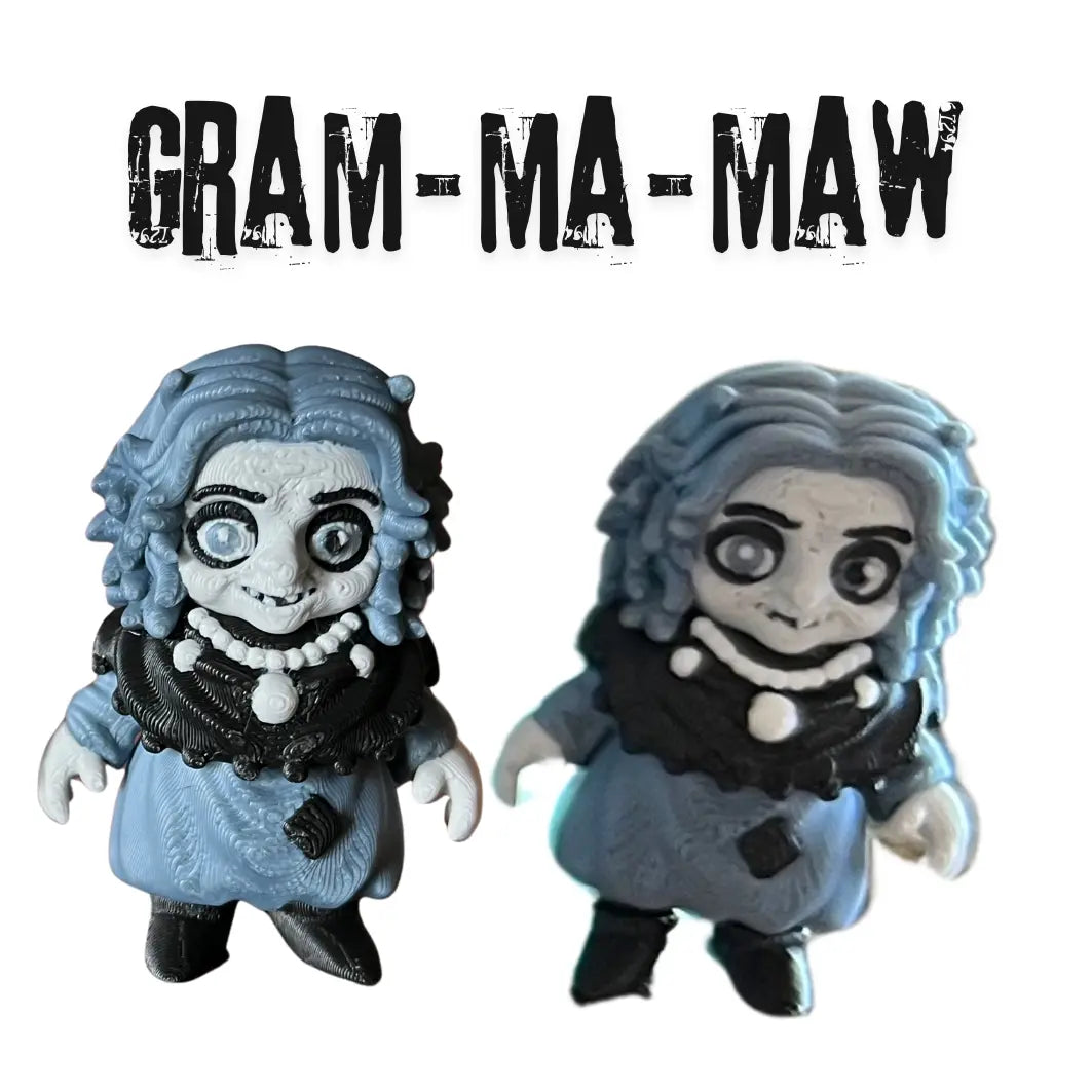 3D Printed The Addams Family Flexis (Boxi 3D) Pink Poodle Designz