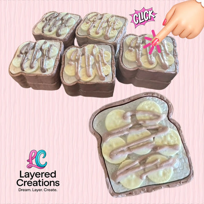 3D Printed Toast Clicker (Clickify3D) Pink Poodle Designz