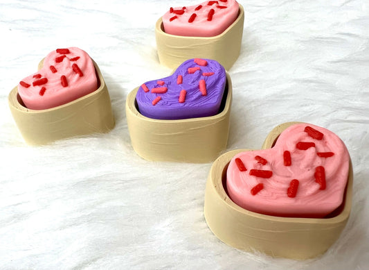 3D Sweet Frosted Sugar Cookie Fidget Clicker (Yum3D) Pink Poodle Designz