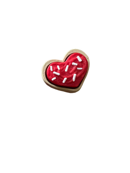 3D Sweet Frosted Sugar Cookie Fidget Clicker (Yum3D) Pink Poodle Designz