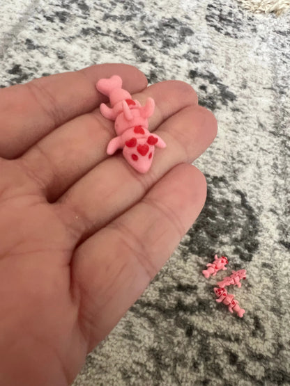 3D Valentine’s Day Mini & Flexi Toys Pink Poodle Designz