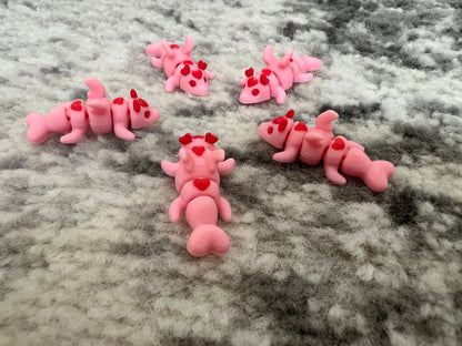 3D Valentine’s Day Mini & Flexi Toys Pink Poodle Designz