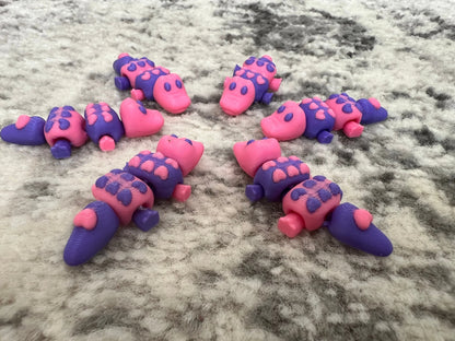 3D Valentine’s Day Mini & Flexi Toys Pink Poodle Designz