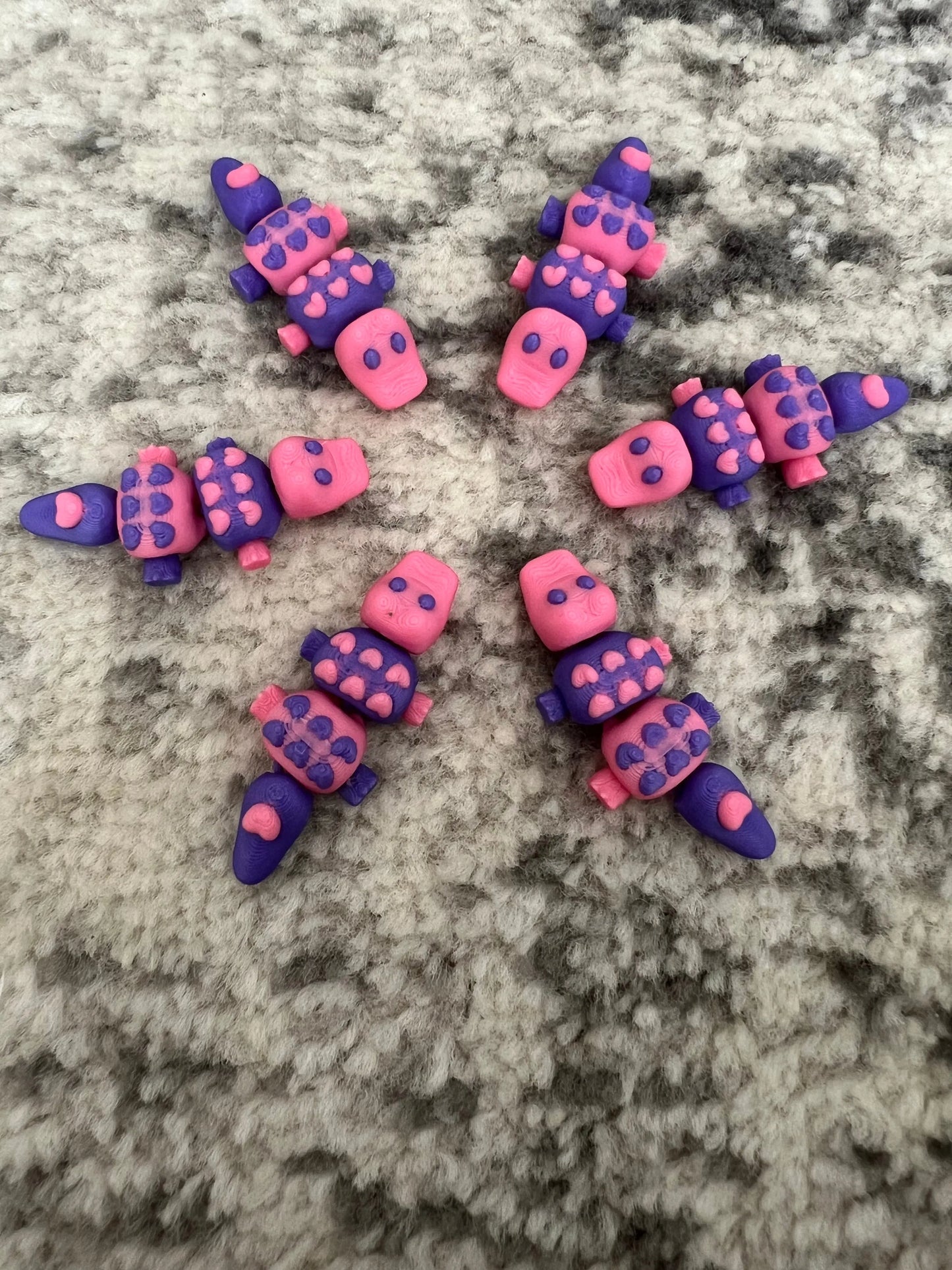3D Valentine’s Day Mini & Flexi Toys Pink Poodle Designz
