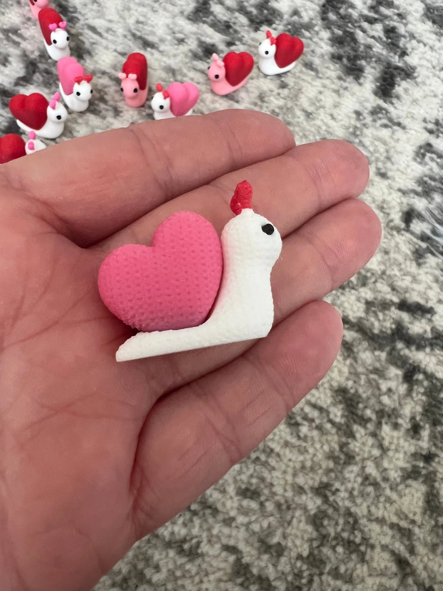 3D Valentine’s Day Mini & Flexi Toys Pink Poodle Designz