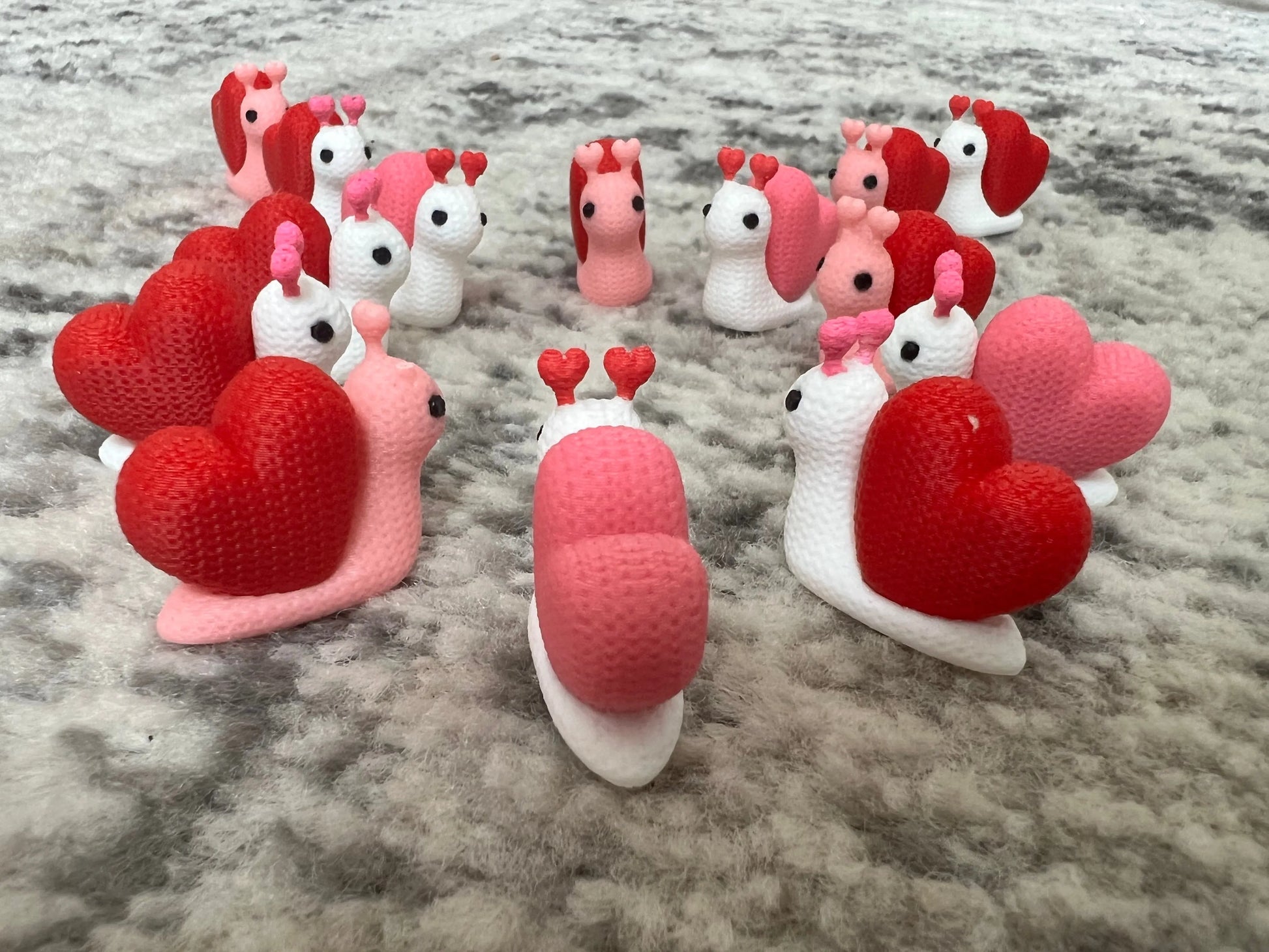 3D Valentine’s Day Mini & Flexi Toys Pink Poodle Designz