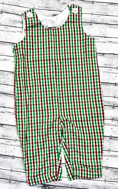 Boy’s Fully Lined Gingham Longall LOVE THAT COTTON