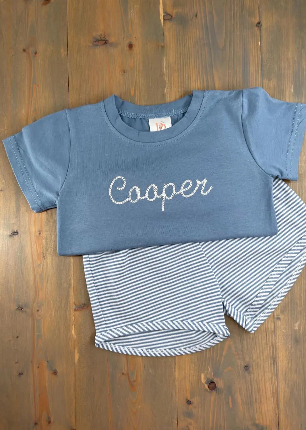 Boys 2pc Sets With Shortie Shorts Pink Poodle Designz