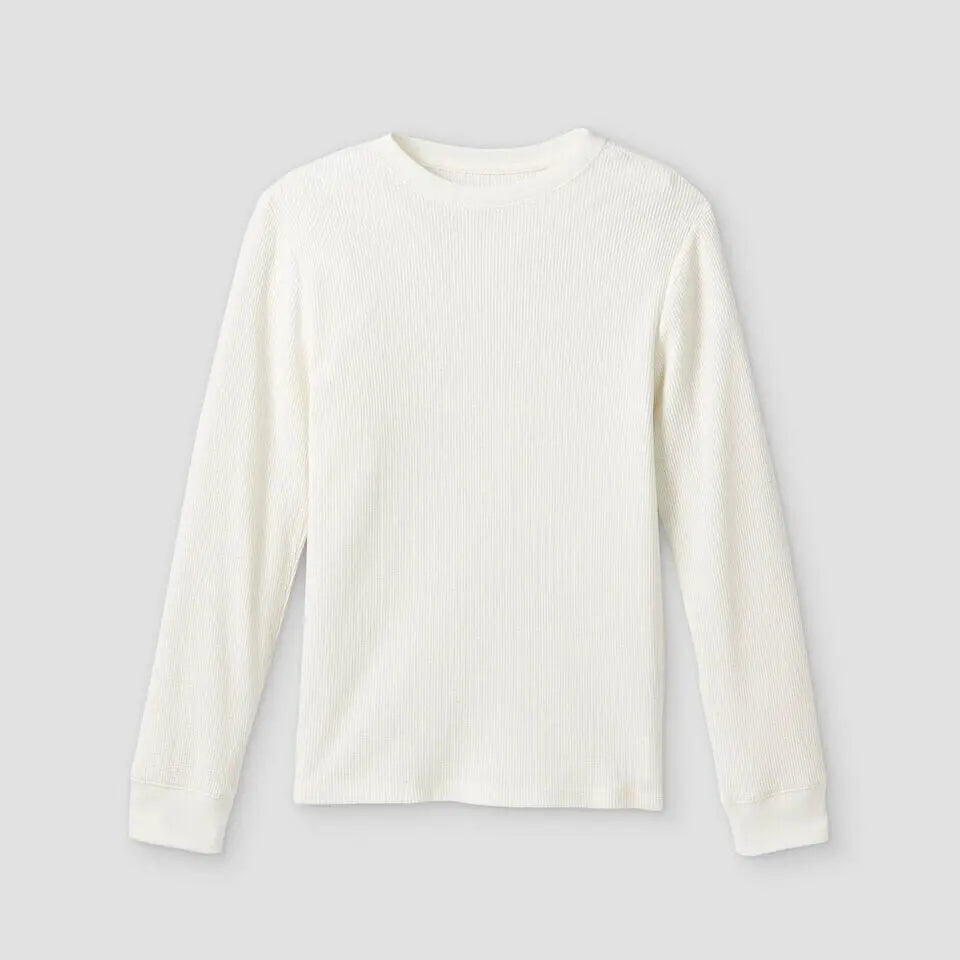 Boys Long Sleeve Thermal Waffle Knit Tee Cat And Jack