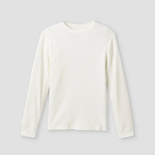 Boys Long Sleeve Thermal Waffle Knit Tee Cat And Jack