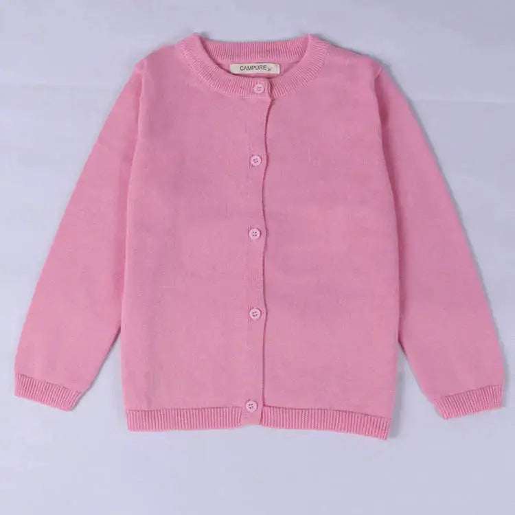 Campure Lightweight Knit Cardigan Sweater Pink Poodle Designz