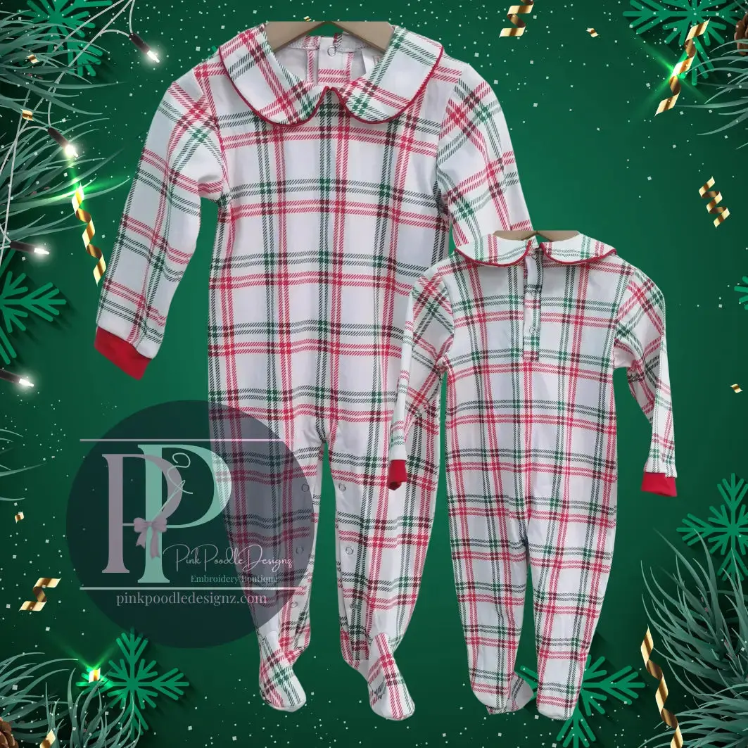 Christmas 2025 Pajamas Pink Poodle Designz
