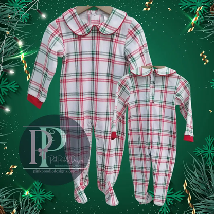 Christmas 2025 Pajamas Pink Poodle Designz