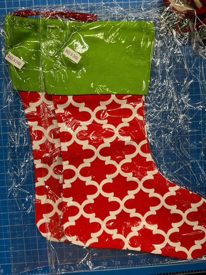 Christmas Stockings Pink Poodle Designz