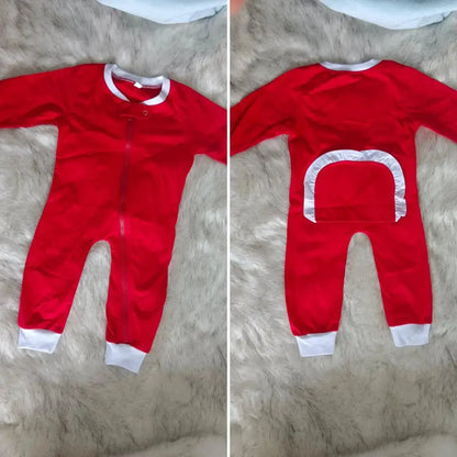 Red long johns sales with back flap baby