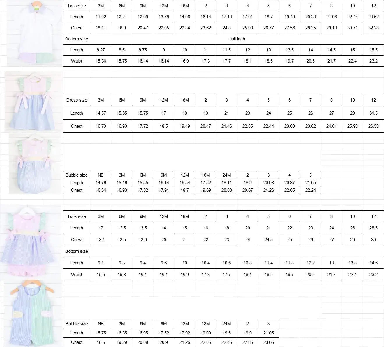 Girls Colorblock Seersucker Tunic & Shorts Set Pink Poodle Designz