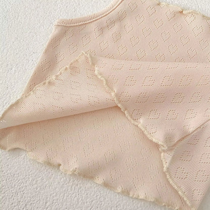 Girls Dainty 3PC Knitted Heart Cardigan Pant Set Pink Poodle Designz