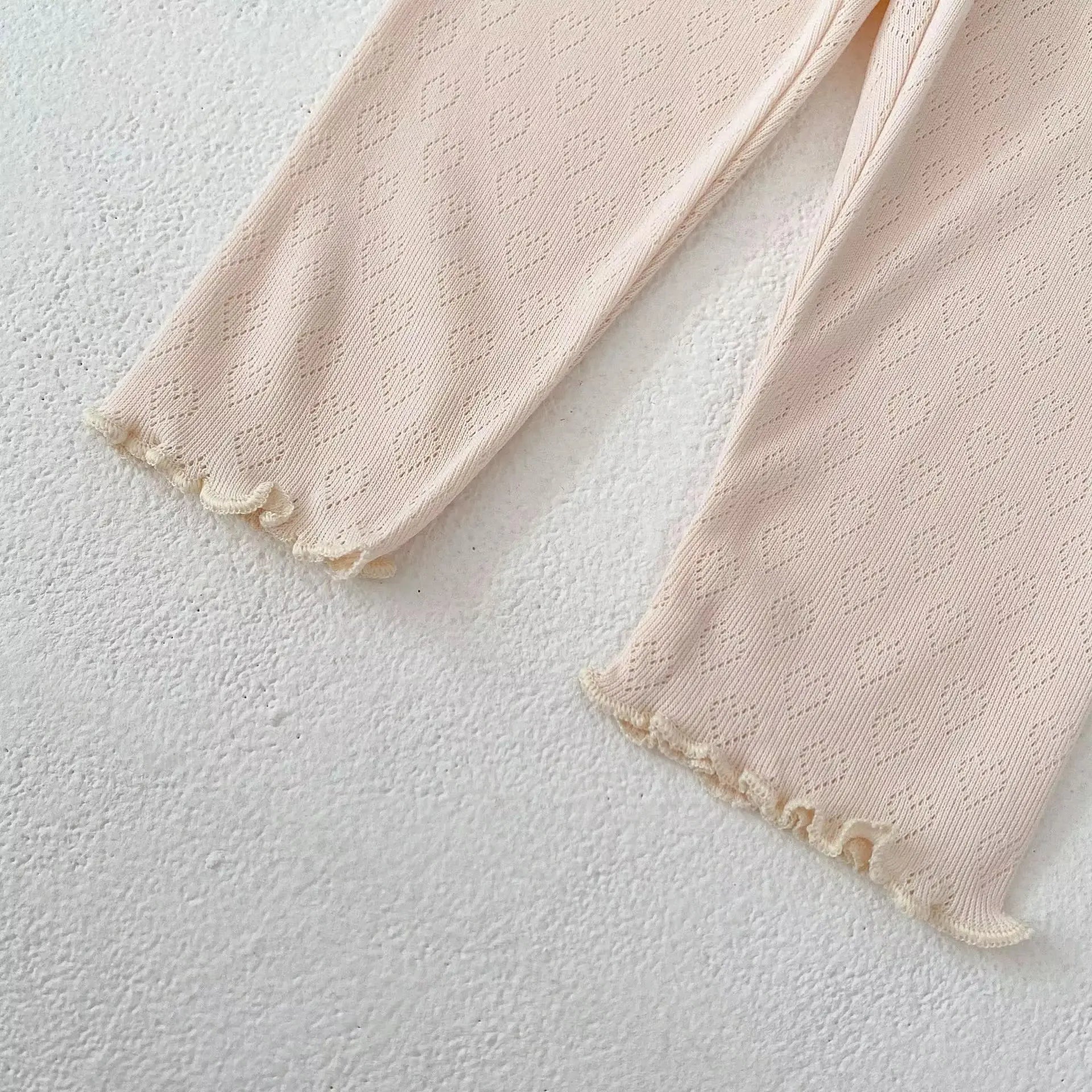 Girls Dainty 3PC Knitted Heart Cardigan Pant Set Pink Poodle Designz