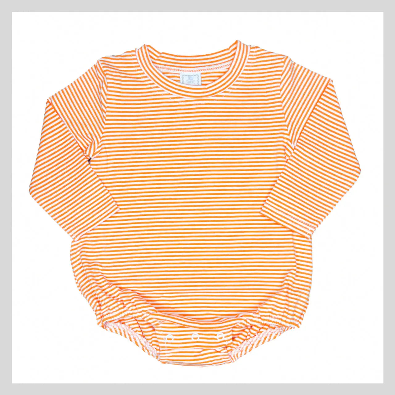 Girls Long Sleeve Striped Collared Baby Bubble (Copy) Sew Sweet Blanks