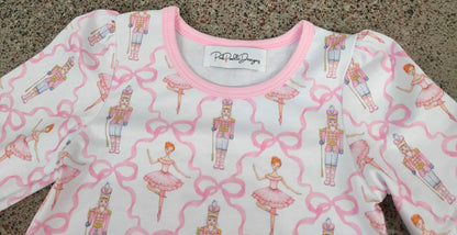 Girls Nutcracker Gown Pink Poodle Designz