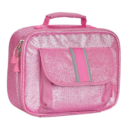 Girls Sparkle Glitter Backpack Pink & Purple Pink Poodle Designz