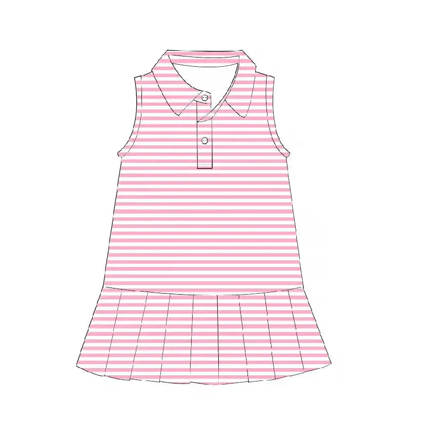 pink gingham tennis dress Fresh Pace Bubblegum Pink Gingham Dress S