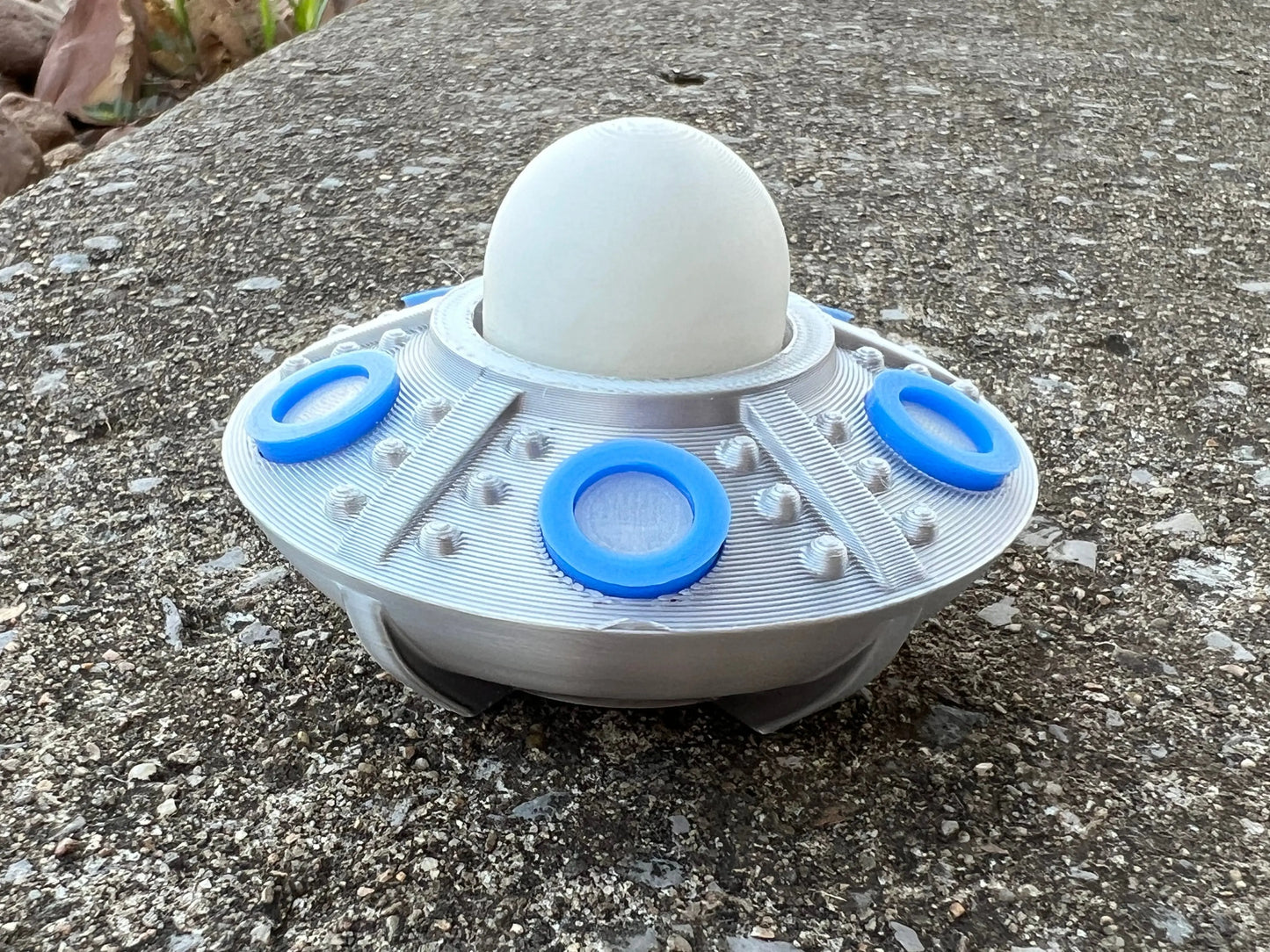 Glow In The Dark UFO Clicker Pink Poodle Designz