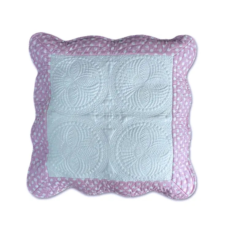 Heirloom Keepsake Personalized Baby Pillow Case Pink Poodle Designz