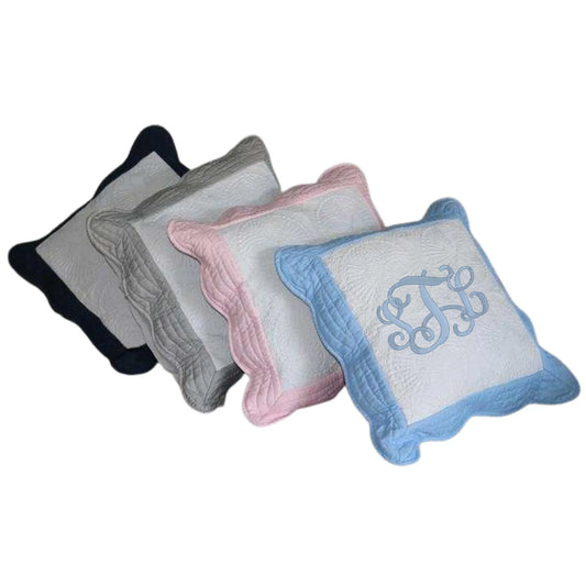 Heirloom Keepsake Personalized Baby Pillow Sham Pink Poodle Designz