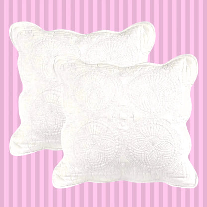 Heirloom Keepsake Personalized Baby Pillow Sham Pink Poodle Designz
