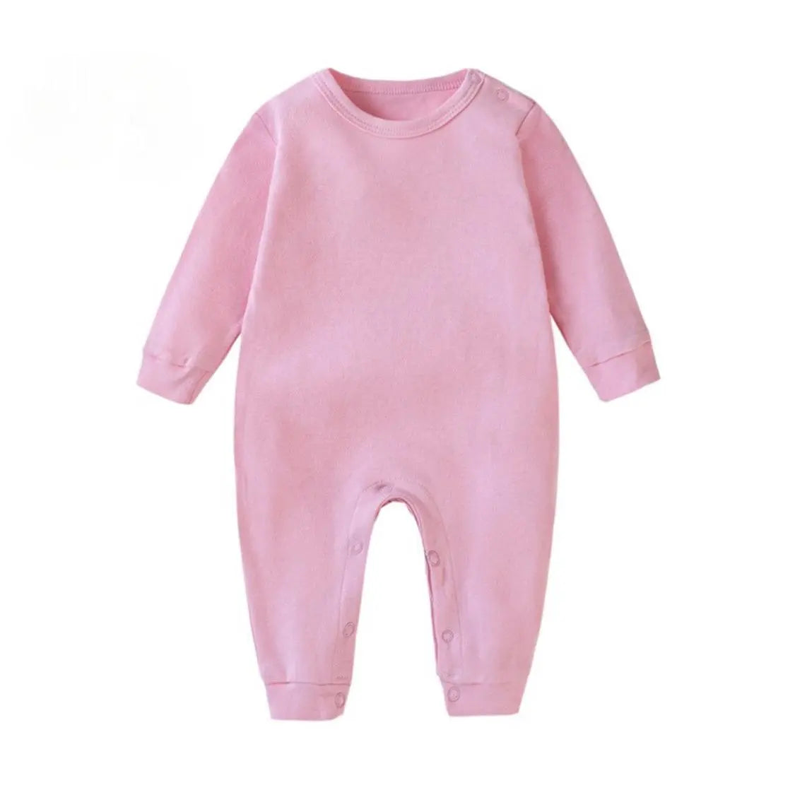 Infant Long Sleeve Soft Cotton Rompers Pink Poodle Designz