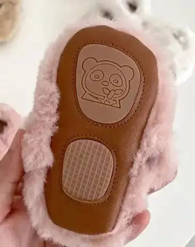 Infant Non Slip Slippers Pink Poodle Designz