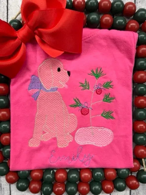 Winter Season Ready To Ship Pink Poodle Designz