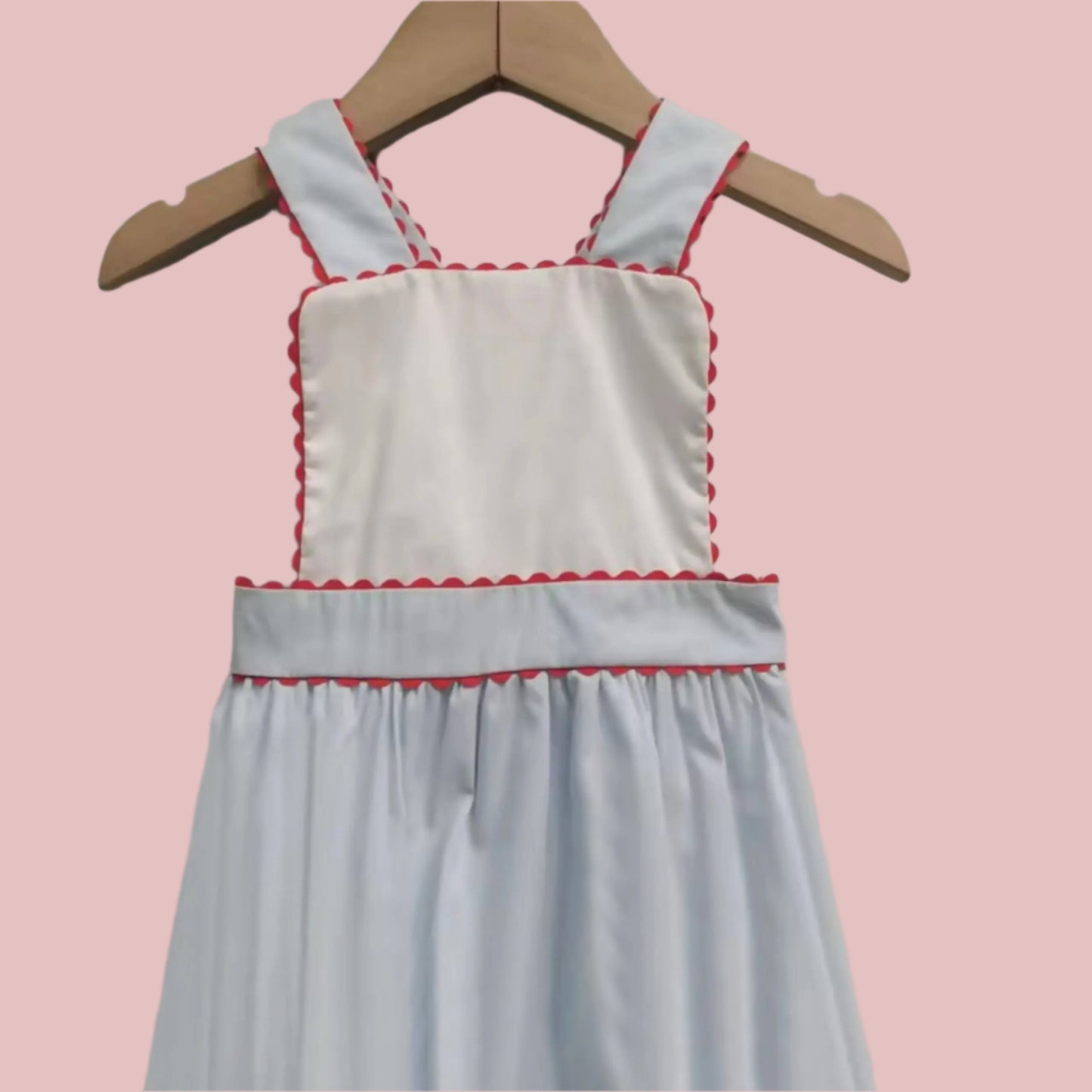 Light Blue Woven Sets Pink Poodle Designz
