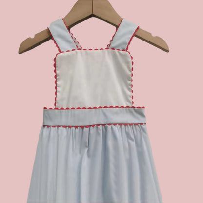 Light Blue Woven Sets Pink Poodle Designz