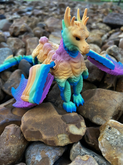 Mythical Ice Dragons Pink Poodle Designz
