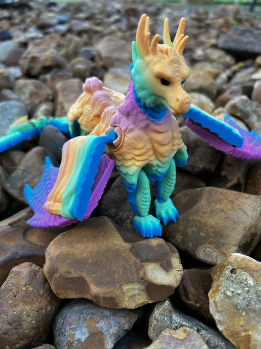 Mythical Ice Dragons Pink Poodle Designz