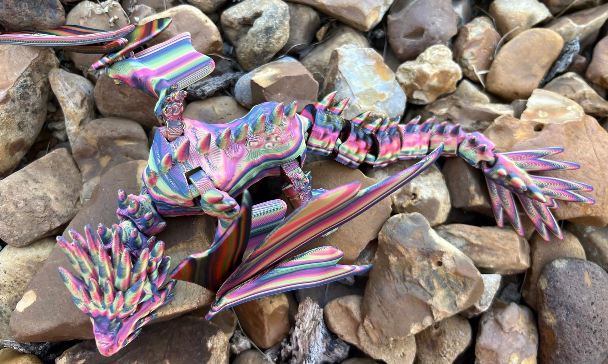 Mythical Ice Dragons Pink Poodle Designz