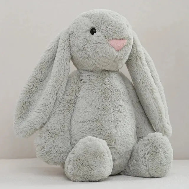 PREORDER 16” Embroidered Plush Bunnies Pink Poodle Designz