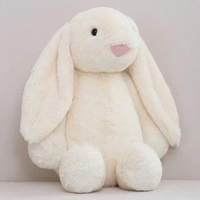 PREORDER 16” Embroidered Plush Bunnies Pink Poodle Designz