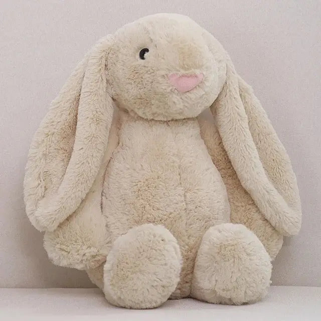 PREORDER 16” Embroidered Plush Bunnies Pink Poodle Designz