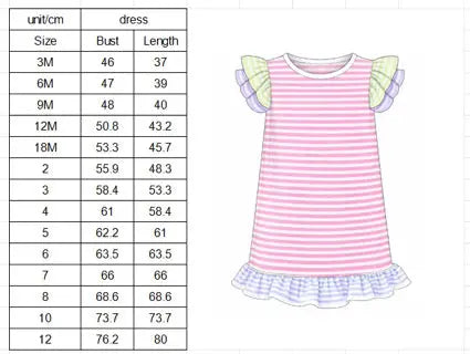 PREORDER-COLOR BLOCK STRIPED PLAY SETS Pink Poodle Designz