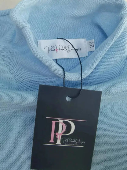 PREORDER PPD Signature Unisex Roll Neck Sweater (Copy) Pink Poodle Designz