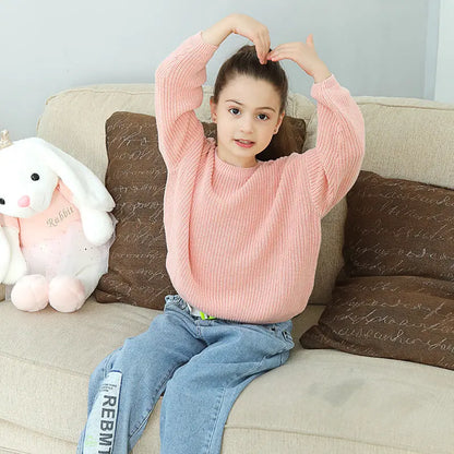 PREORDER ***KIDS CHUNKY KNIT SWEATERS*** Pink Poodle Designz