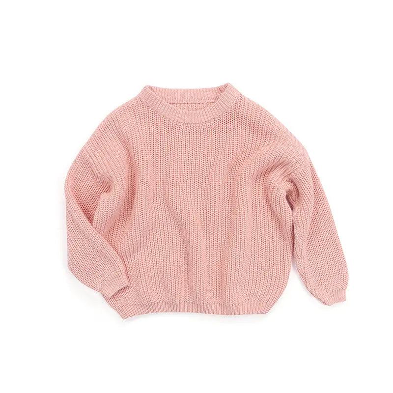 PREORDER ***KIDS CHUNKY KNIT SWEATERS*** Pink Poodle Designz