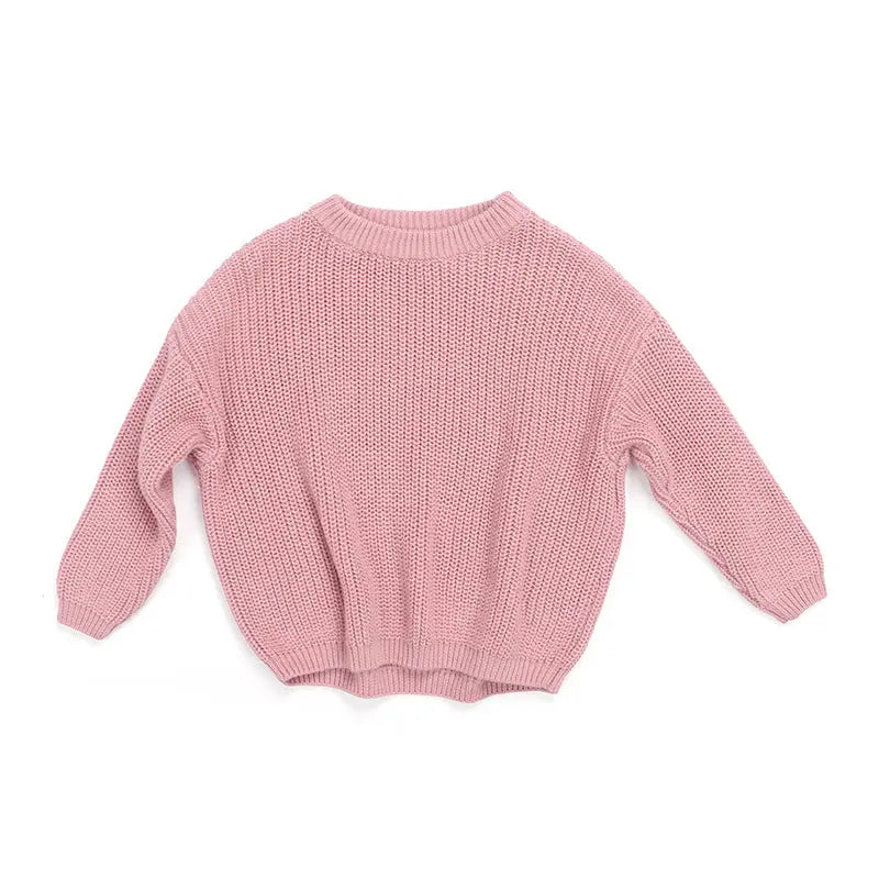 PREORDER ***KIDS CHUNKY KNIT SWEATERS*** Pink Poodle Designz